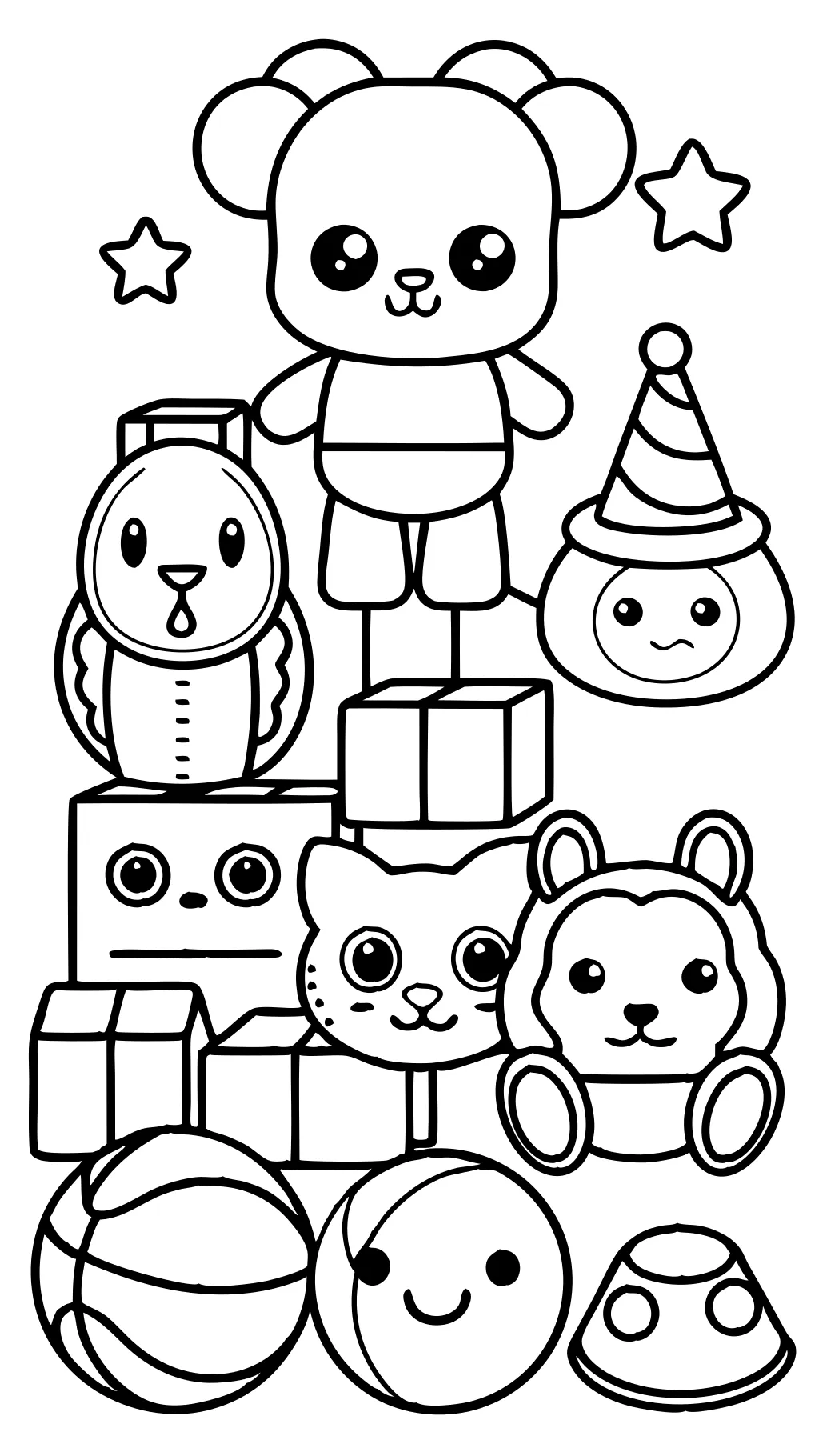 toys coloring pages